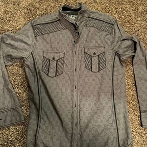 Buckle Black Button Down